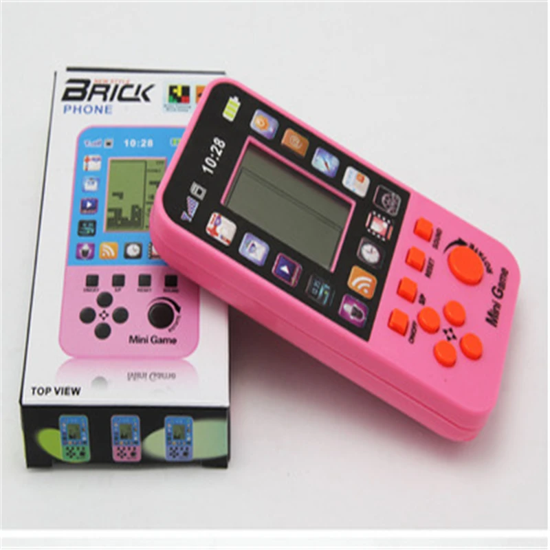 Fancy originality of handheld tetris game classic nostalgic electronic
