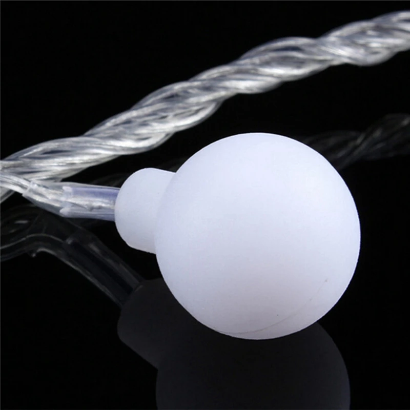 Battery powered 1M 2M 3M 5M 10M 20M fairy flower ball LED string Christmas holiday wedding  garland    winter party decorations