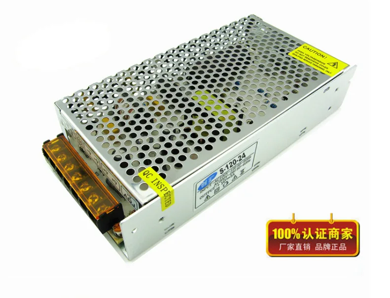 

PWM AC / DC Switching 24V 5A 120W Switching Industrial Monitor Power Supply LED Driver Power AC 100 - 240V
