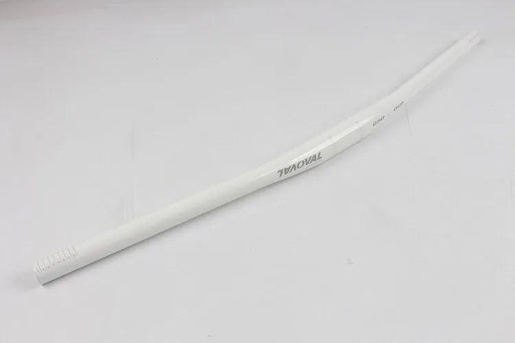 cheap OVAL 31.8mm*680mm Bike Riser Handlebar Aluminum Alloy MTB Road Mountain Bicycle Gloss White Swallow shaped Bar Cycling