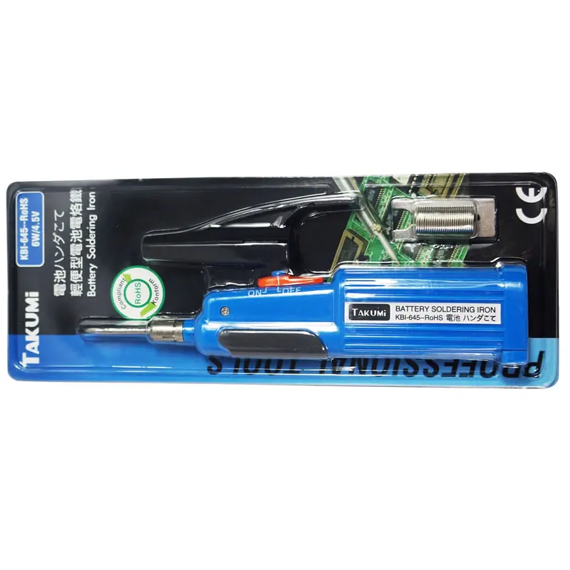 Аккумуляторный паяльник KBI 645 6 Вт 4 5 в|soldering iron|battery soldering ironbattery |