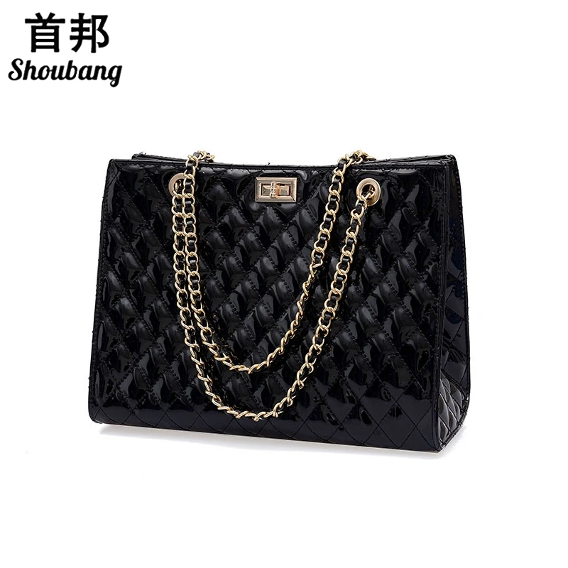 

Lingge fairy bag shoulder bag female big bag 2018 summer new diagonal simple chain capacity Messenger bag