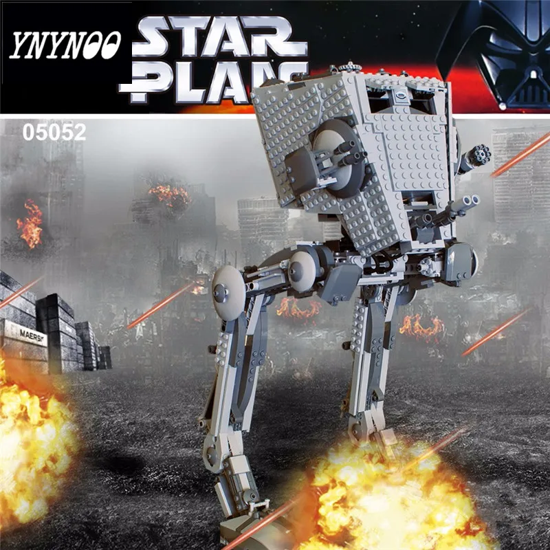 

YNYNOO New 05052 Star War Series 1068pcs Out of print empire AT ST Building Blocks Bricks Model Toys Boys Gifts 75153