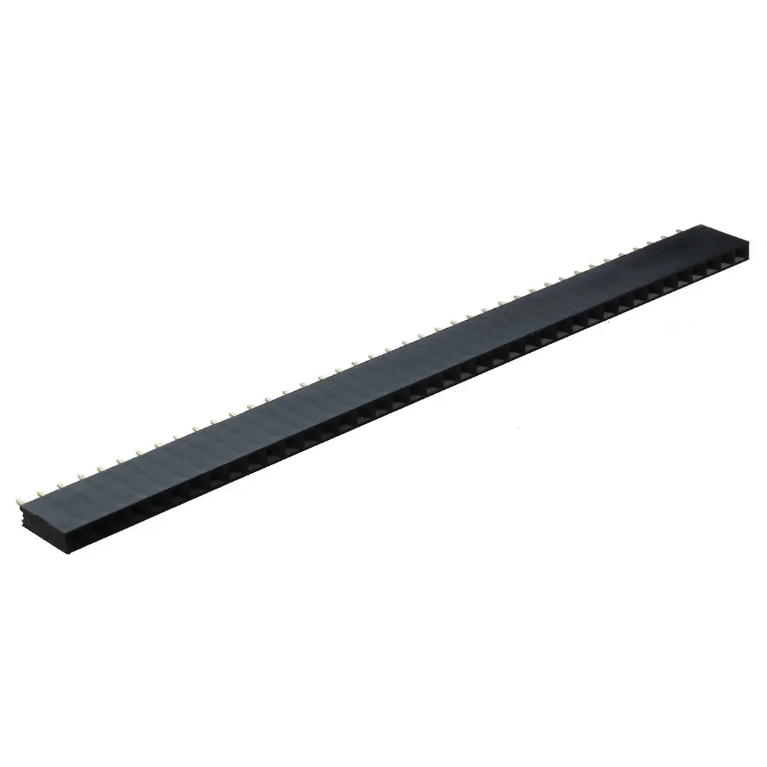 Drop shipping 10X 40 pole Female Pin female connector pin strip header 2.54mm jack single-breasted Black | Обустройство дома