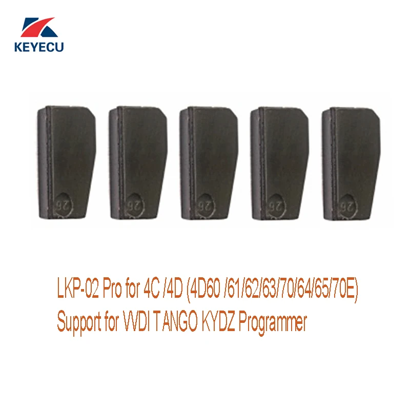 

KEYECU LKP-02 Pro 4D /4C Copy Chip for 4C / 4D60 / 61 /62 /64(4E) /65 /66 /67 /68 /69 / 70 / 63 (40 Bit or 80 Bit) Reuseable
