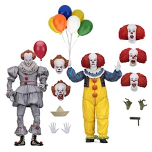 Экшн фигурка из фильма «ужас», NECA Joker With воздушные шары Pennywise, модель игрушки для рождественских подарков на Хэллоуин