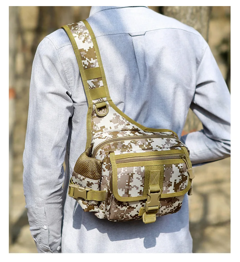 Многофункциональная нагрудная сумка, мини тактические карманы, армейская наплечная сумка, сумка для путешествий, кемпинга, камуфляжная спортивная сумка