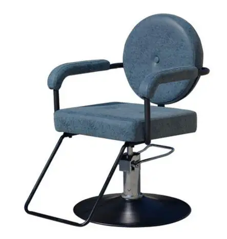 Barber chair can be raised and lowered down retro haircut chair hair salon hairdressing chair Japanese style shampoo chair