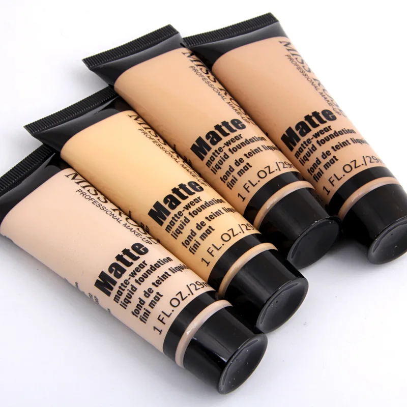 

Miss Rose Naked Matte Liquid Foundation Face Base Primer Makeup BB Cream Full Coverage Smooth Concealer Long Lasting Brighten