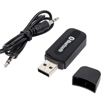 

USB Bluetooth AUX Wireless Dongle Car Kit Audio Receiver A2DP Music Receiver 3.5 mm Jack Adapter for Home Speaker Mobile Phone