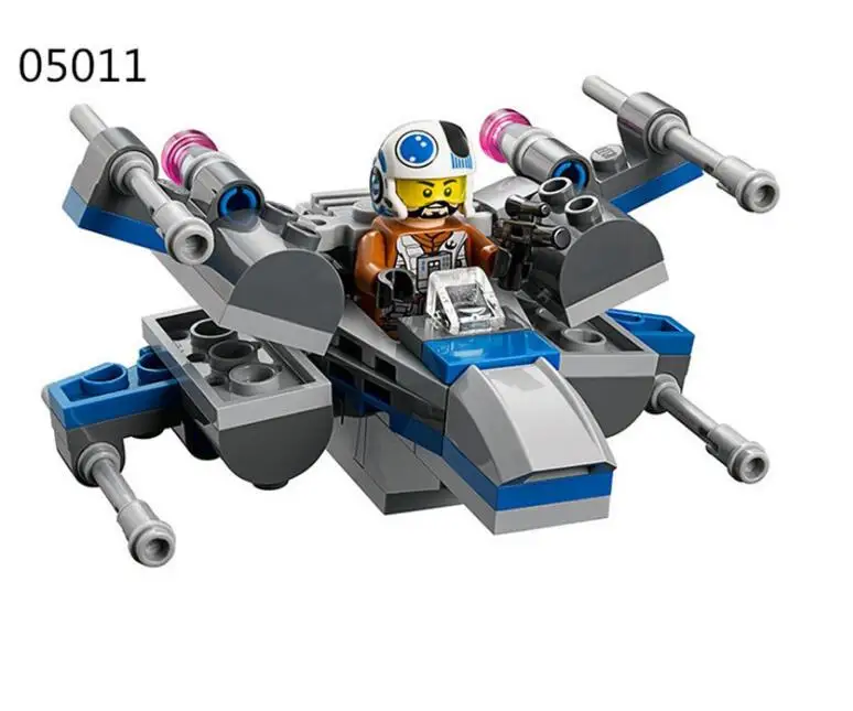 

Star Wars Starfighter Microfighters Resistance X-wing Fighter Micro Fighters Building Blocks Toys Compatible with Lego