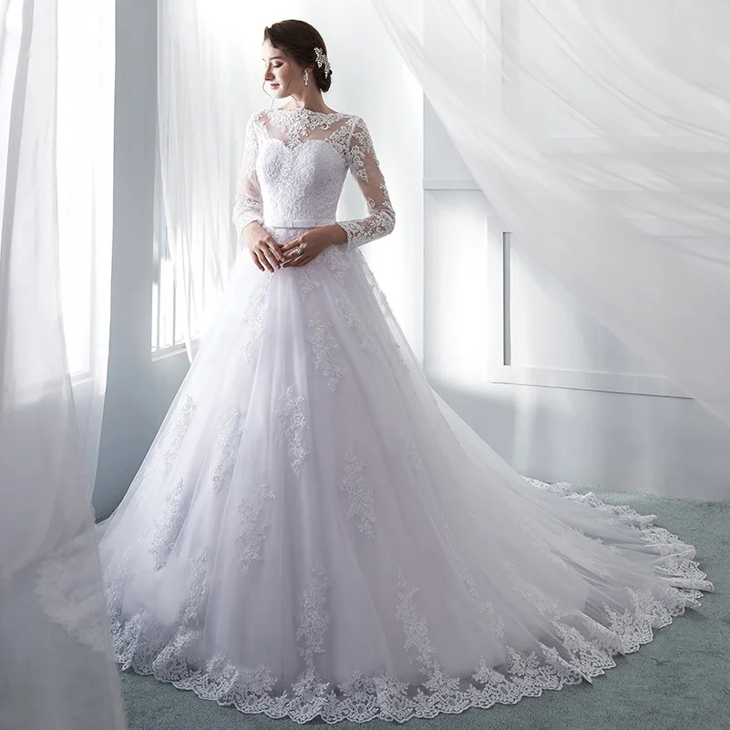 Ryanth-Robe-De-Mariage-Vintage-Long-Sleeve-Lace-Wedding-Dress-2018-A-line-Vestido-De-Noiva (1)