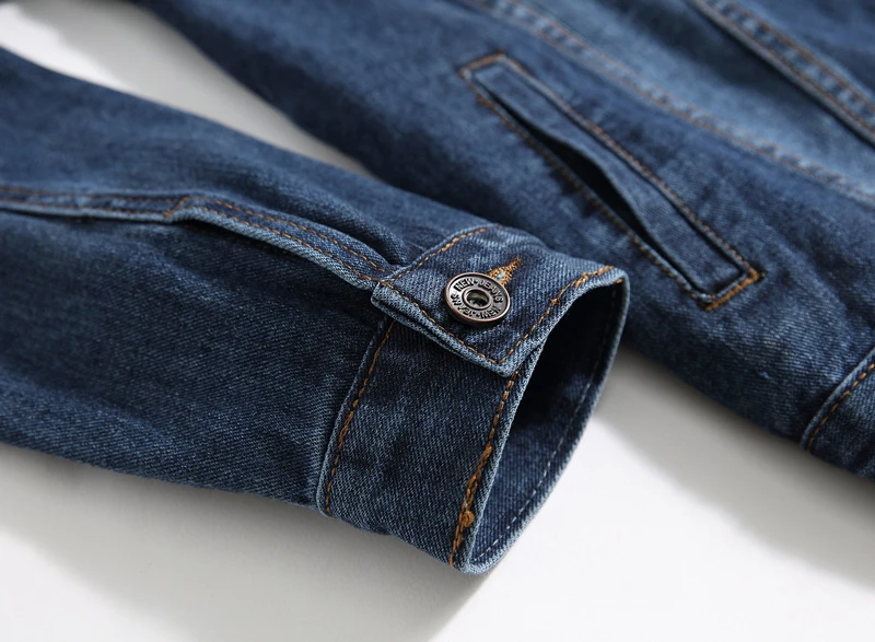 Vintage Designer Fashion Men Jacket Dark Blue Simple Denim Jacket Men Casual Coat Streetwear Large Size M-5XL Classical Jackets Vintage Designer Fashion Men Jacket Dark Blue Simple Denim Jacket Men Casual Coat Streetwear Large Size M-5XL Classical Jackets