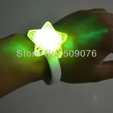 24 шт./лот светодиодный браслет мигающий, с шипами браслет светодиодный сверкающий браслет светящийся браслет Рождество вечерние Декор