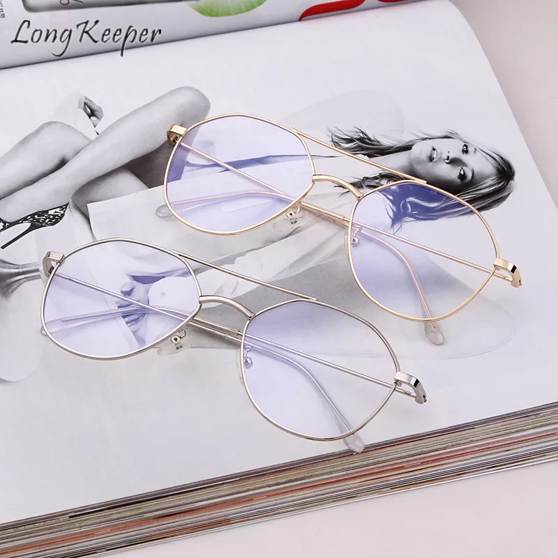 

Long Keeper Eyeglasses Frame Eye Glasses Eyewear Computer Optical Spectacles Prescription Screwless Clear Lens Unisex Retro New