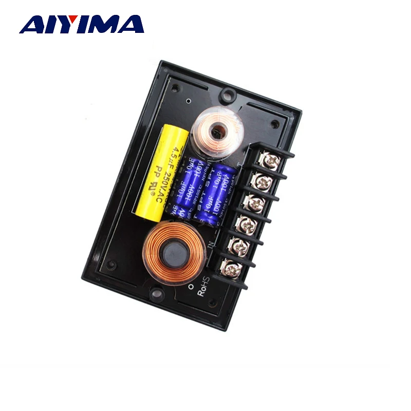 Aiyima 1Pc Two way Audio Speakers Car Frequency Divider Speaker