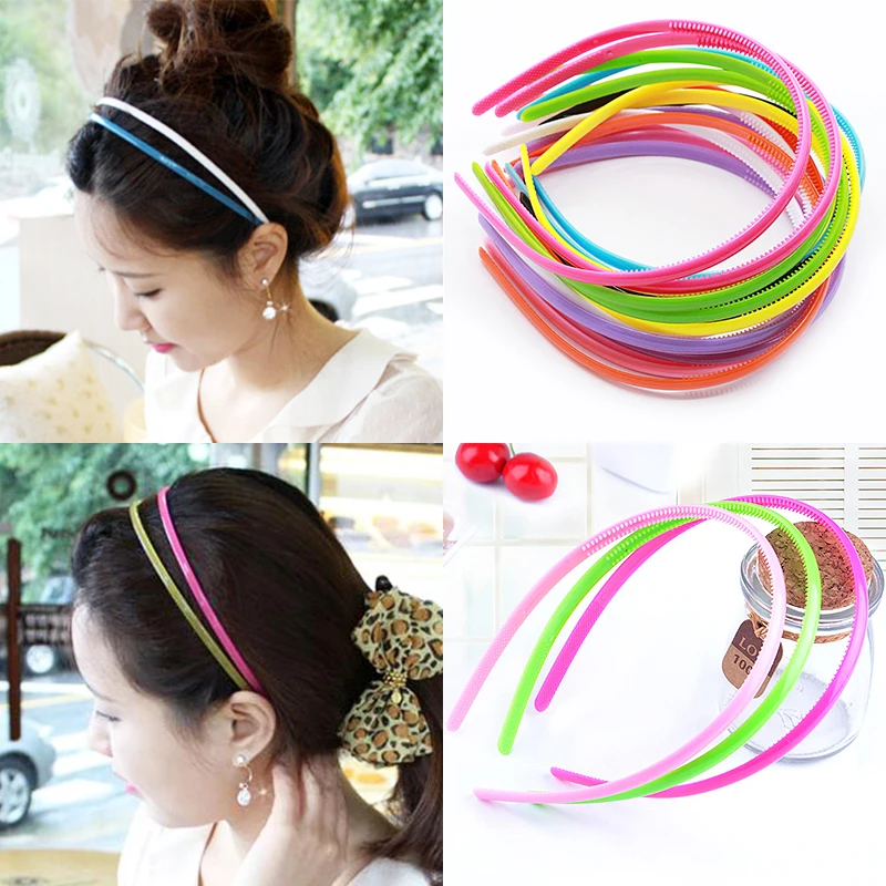 

Headband Head buckle Candy color Face wash Wide section Plastic Sweet Korean version 0.8CM Headband Hot sale 1 piece