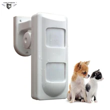 Проводной Двойной PIR& микроволновой Открытый датчик PIR детектор движения, водонепроницаемая панель для домашних животных, для дома Burglae сигнализация PIR-05