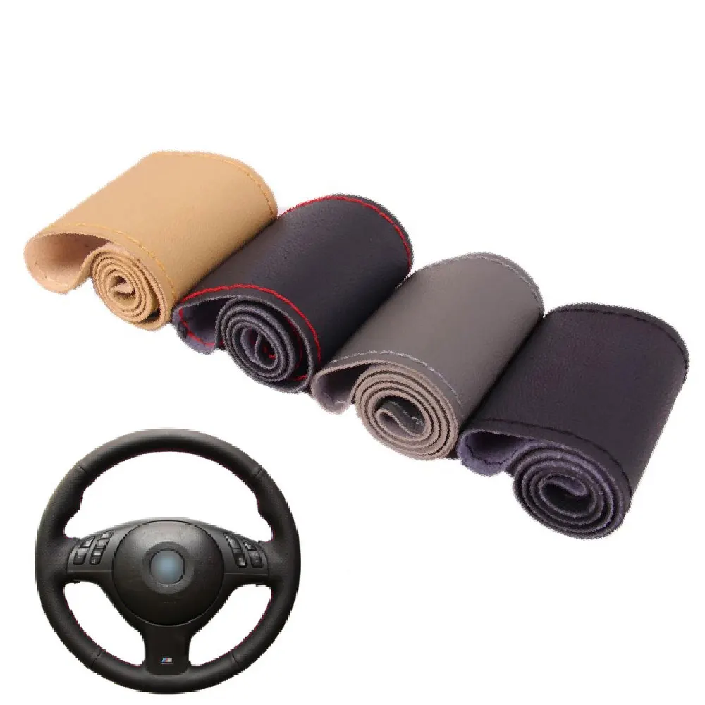 Buy Advanced Hand Stitched Car Steering Wheel Cover Pu