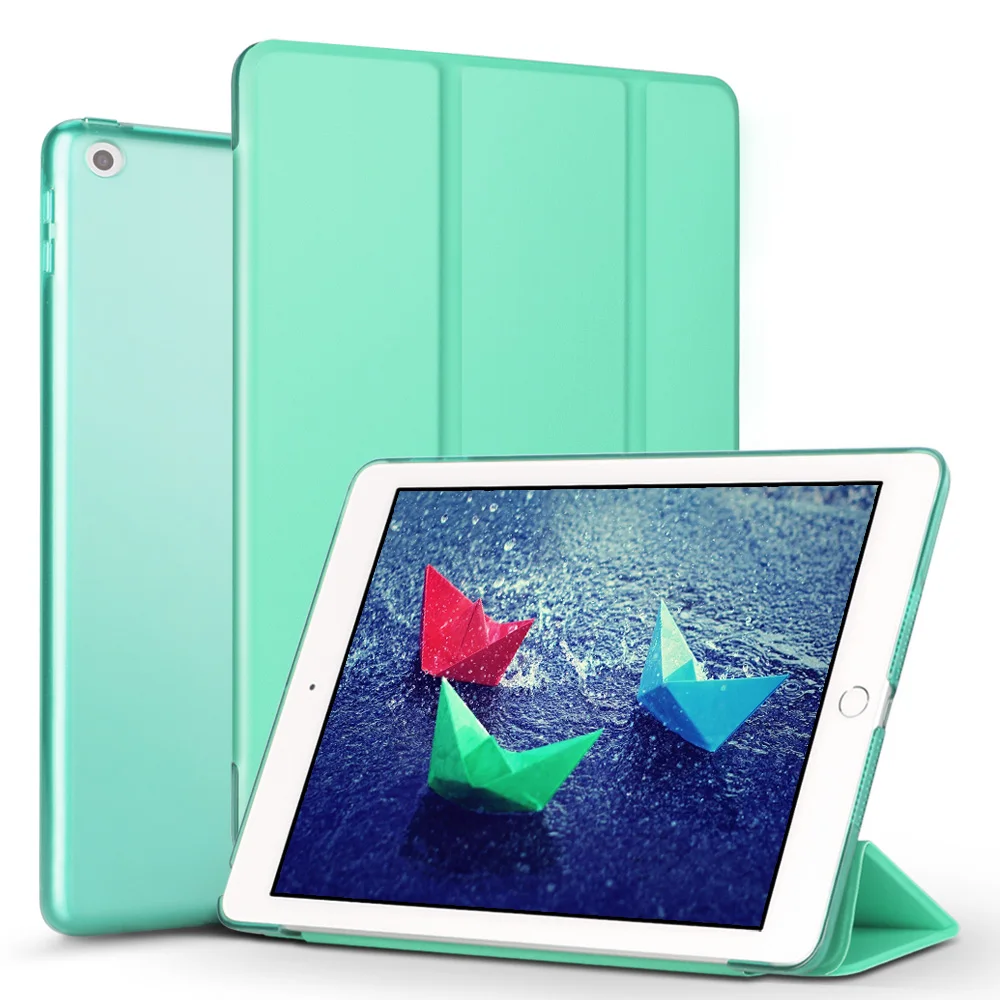 Чехол для iPad 9 7 дюйма (Новинка 2017) ZVRUA тонкий трехслойный чехол из искусственной