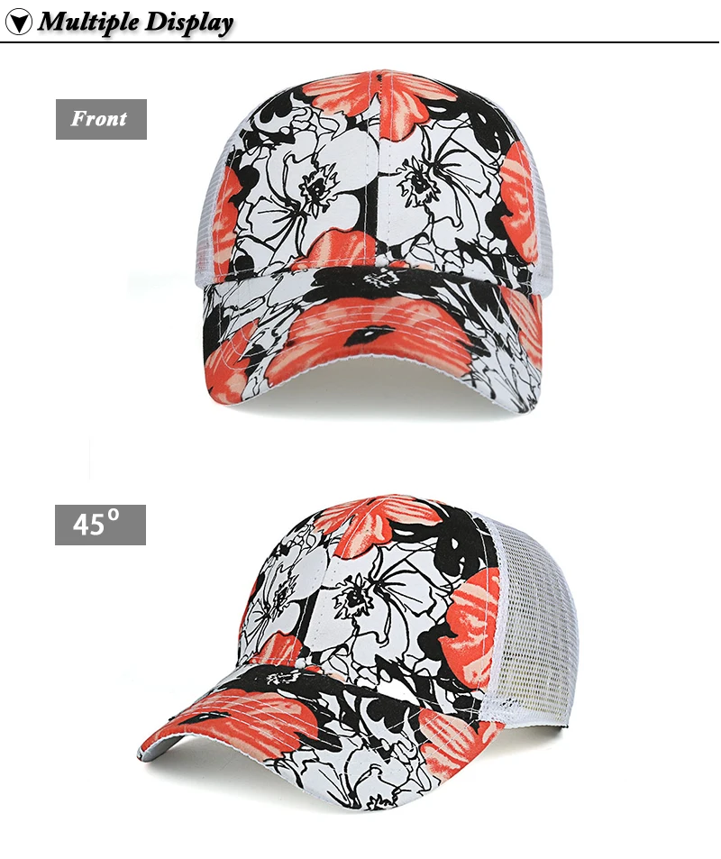 Joymay новые весенние Для женщин сетчатая бейсболка кепки регулируемый; модная обувь для отдыха; Повседневная бейсболка шапка B417