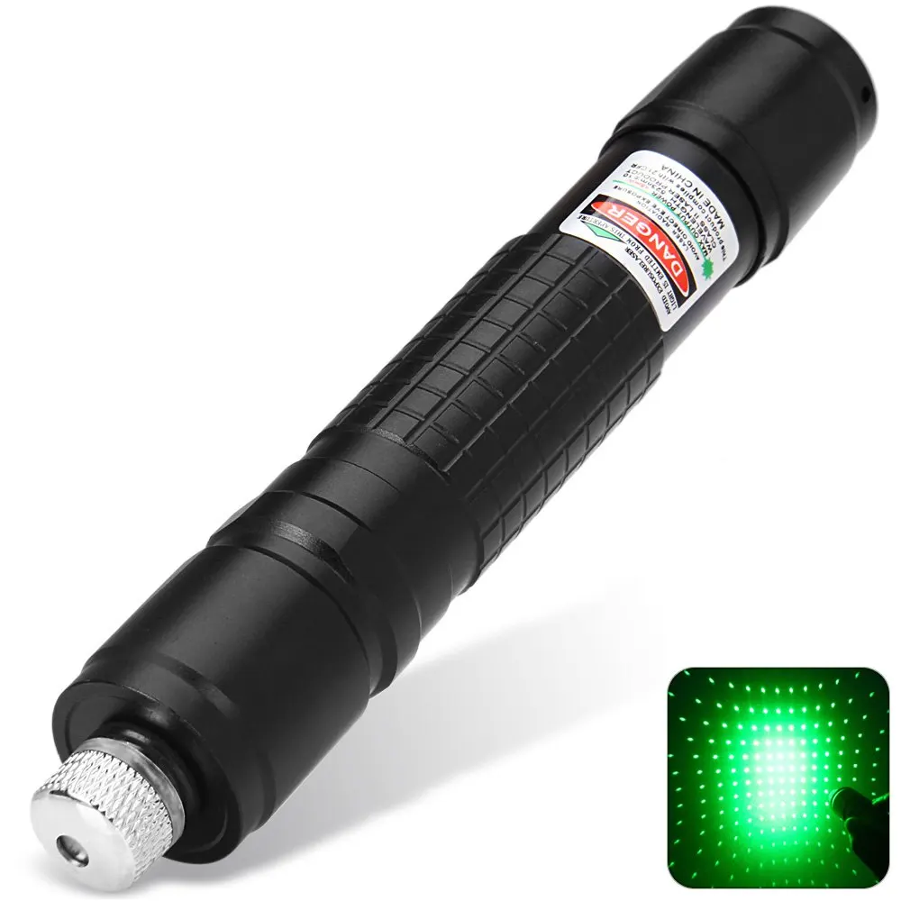 High Power 5mW 532nm Laser Flashlight 18650 Powerful Green Starry Laser