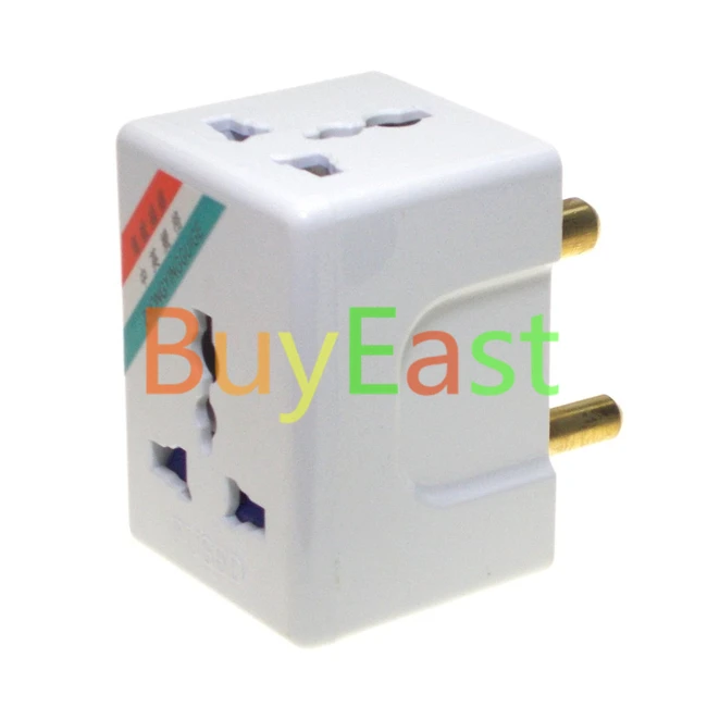 Big South Africa Electrical Adapter Type M 8.7mm 3 Way Multi Outlet 15A