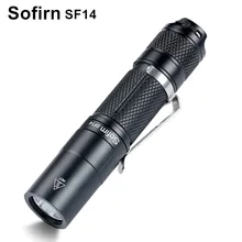 Sofirn SF14 Mini Powerful Led Flashlight AA 14500 Torch Light CREE XP-G2 LED Mini Handy Clip Flashlight 3 Modes Portable Lamp