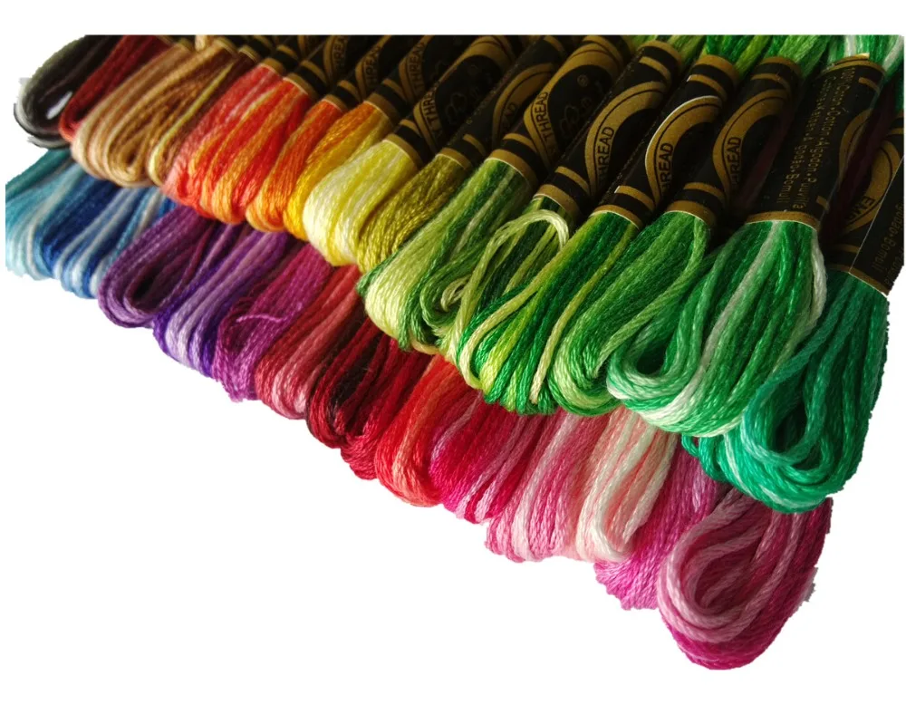 Free shipping similar dmc color variation variegated cotton embroidery Free shipping similar dmc color variation variegated cotton embroidery