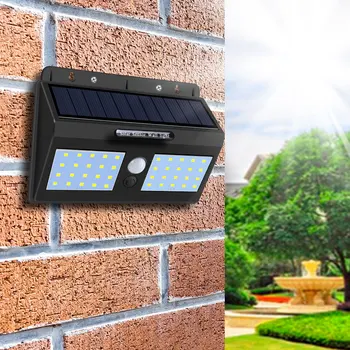 

800 Lumen PIR Motion Sensor Solar Lamps 20 40 LEDs 1200 mAh Solar LED Light For Garage Wall Porch Security Lighting