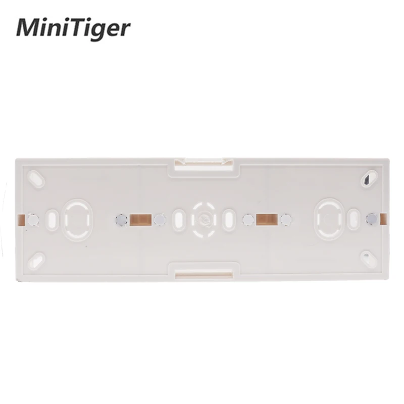 Внешняя Монтажная коробка Minitiger 258 мм* 86 мм* 34 мм для 86 типа тройного сенсорного переключателя или розетки применяется для любого положения поверхности стены