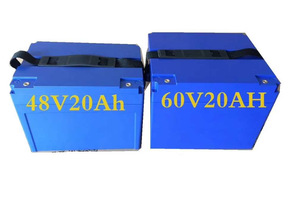 Box lifepo4 48V 20AH battery 52v 16s LFP cells Lifepo4 upgrade for EV motor rv 1000w 2000w bike power ebike scooter + 3A charger (4)