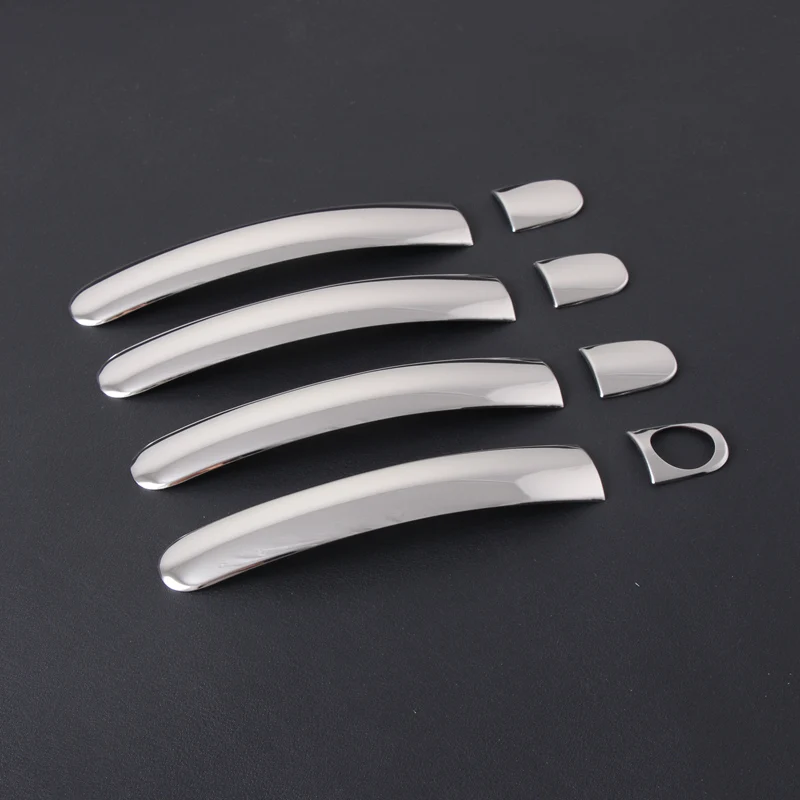 

8pcs stainless steel For VW Tiguan Golf 4 Jetta Mk4 Bora Polo Lupo Skoda Octavia Superb TT A2 door handle cover trim 2008+