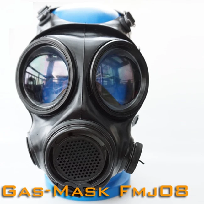 

(FMJ08)Luxury Customize Handmade Latex Rubber Gas Mask Fetish Wear