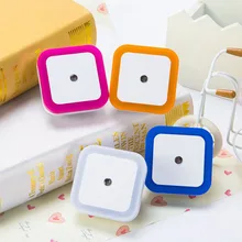1 Pcs EU/US Plug Colors Induction Sensor novelty bed lamp For Baby Fashion LED night light Bedroom Gift Romantic Colorful Light