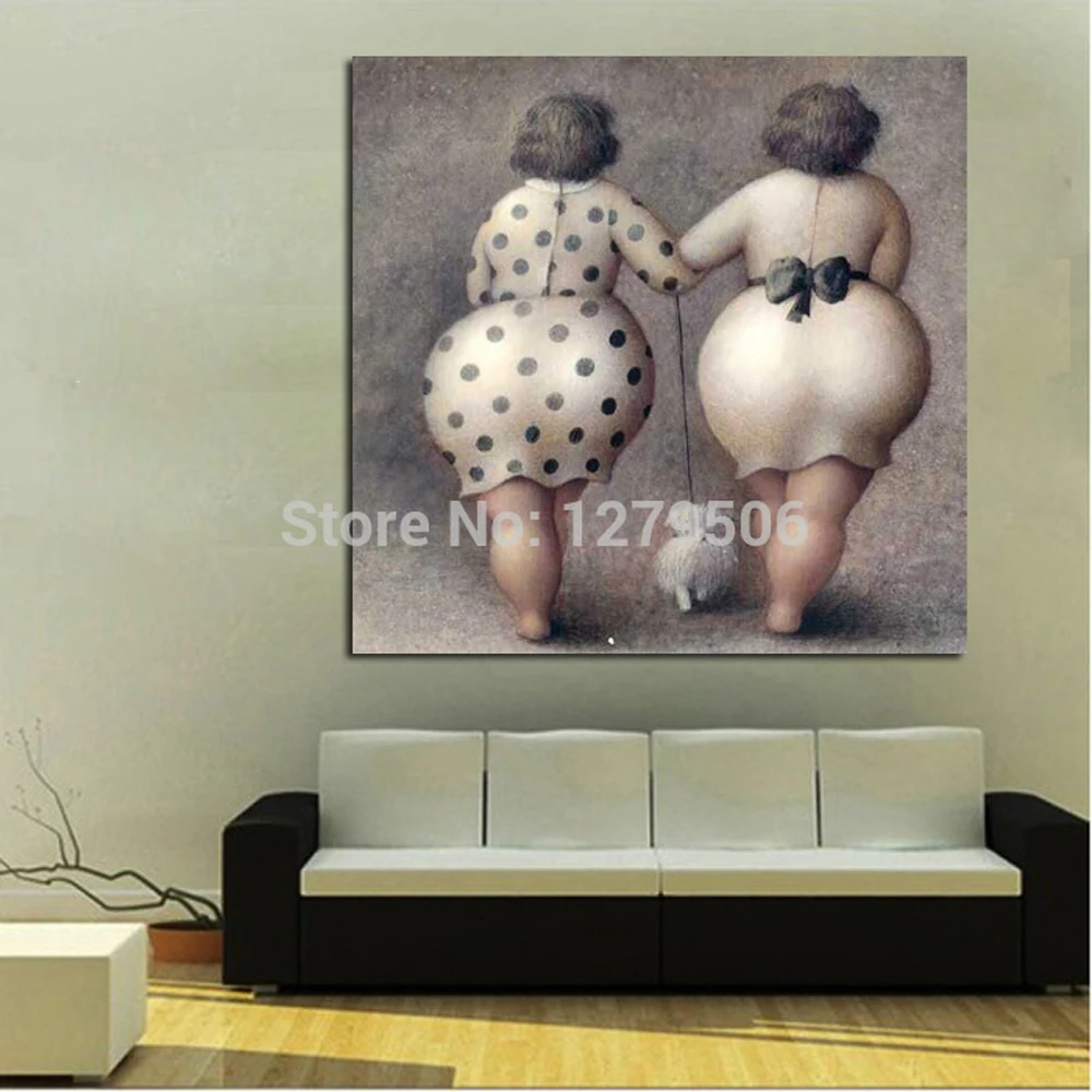 

Romantic handmade Nude modern Beauty Fat buttocks women Oil Painting Wall Art Canvas Picture for Bedroom Wall Art Home Decor