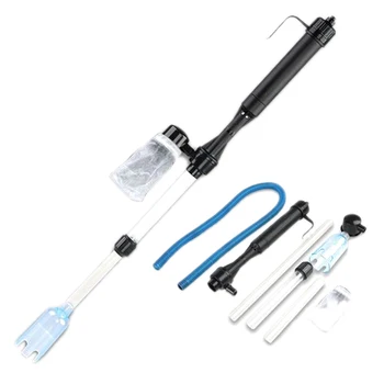 

New Aquarium Gravel Battery Fish Tank Vacuum Cleaner Pump Water Filter drop Shipping