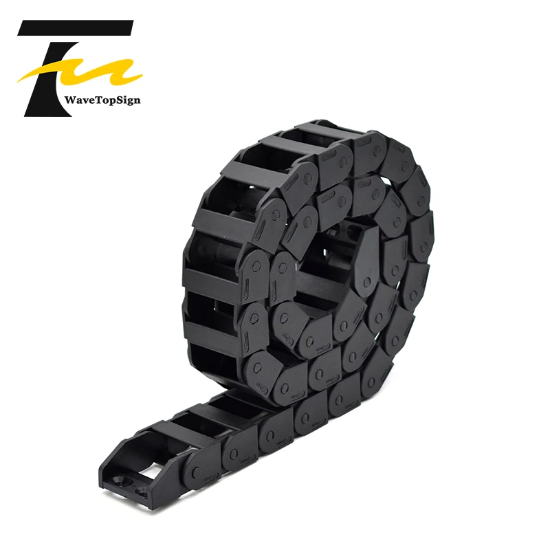 Bridge Non-Opening Cable Chain 10x20 15x20 30mm Transmission Plastic Drag Towline For Laser Cutting Engraving CNC Machine Tool plastic cable chain cable carrier