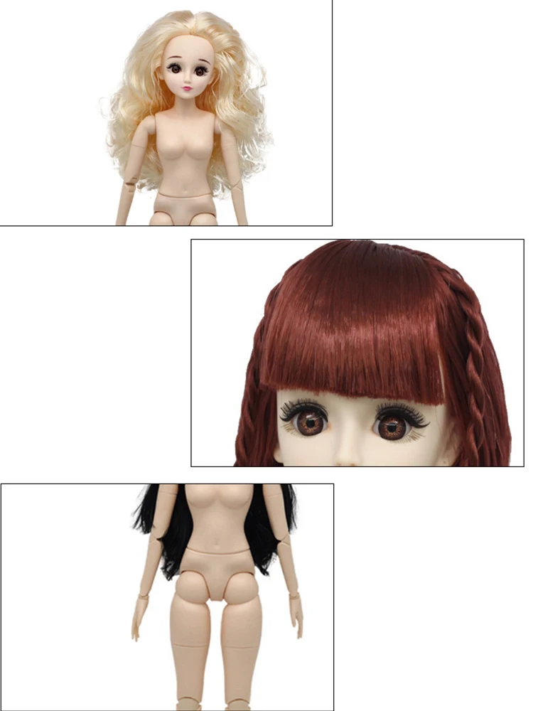 1/3 Bjd куклы 60 см 3D глаза 26 подвижные шарнирные куклы игрушки женский Nake Nuded тело девушки игрушка кукла подарок