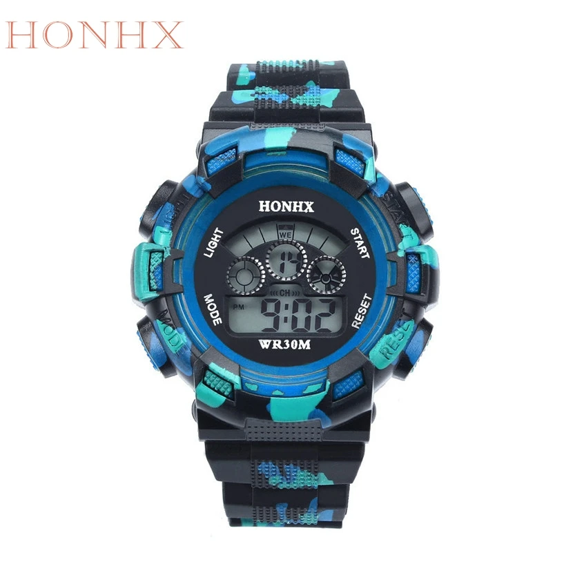 Горячая Распродажа HONHX Fabulous 2019 новые мужские цифровые светодиодные часы с