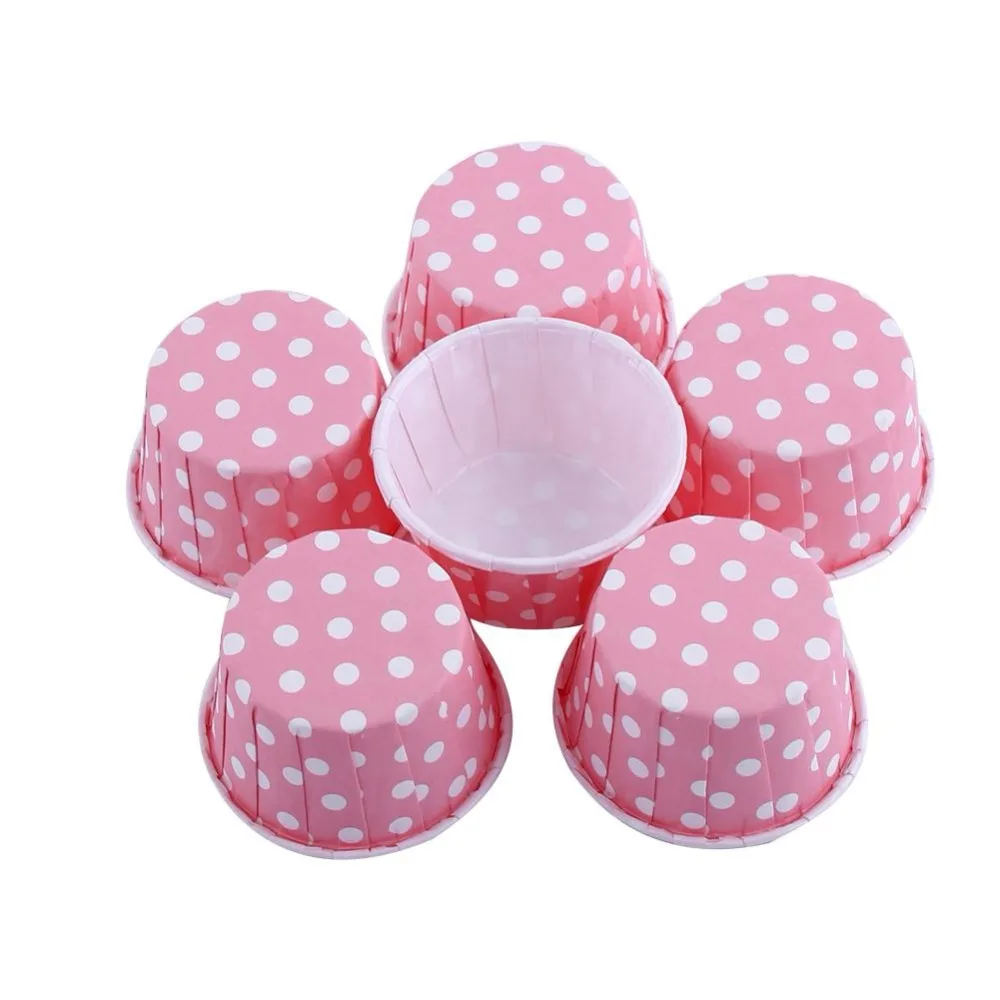

100Pcs Cupcake Paper Grease-proof Paper Cup Cake Liners Baking Muffin Cupcake Cases Cake Mold Decorating Tools Kitchen Baking
