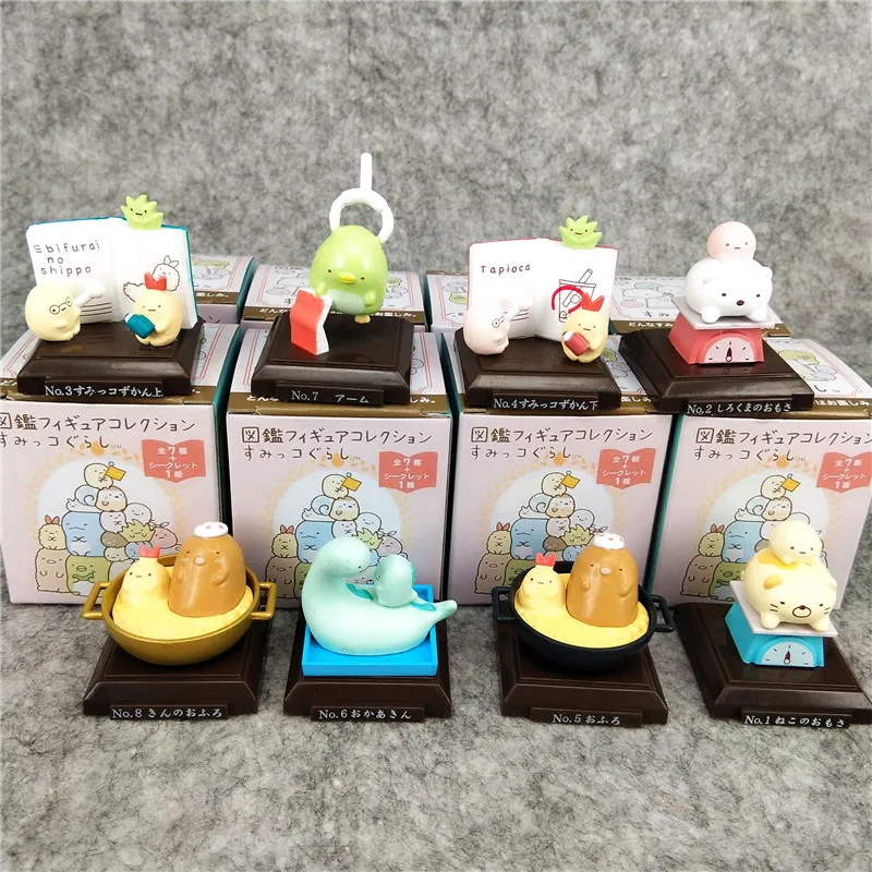 

5pcs/1lot Sumikko Gurashi 3-5cm Action Figures Toys Brinquedo Toy Collectible Model Toys #1621