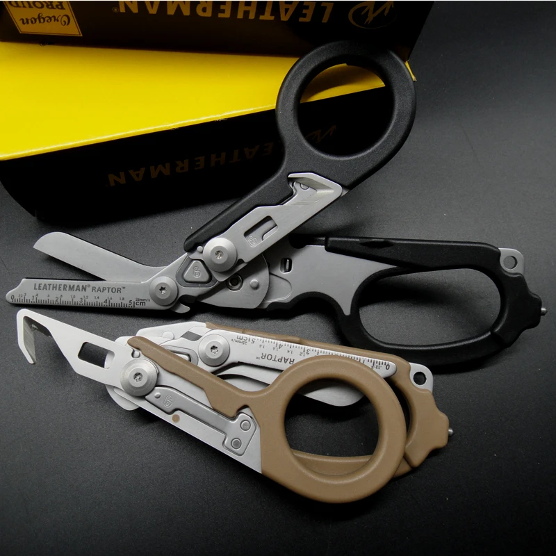 

LEATHERMAN Raptor Emergency Response Shears with Strap Cutter and Glass Breaker Tan with MOLLE Compatible Holster
