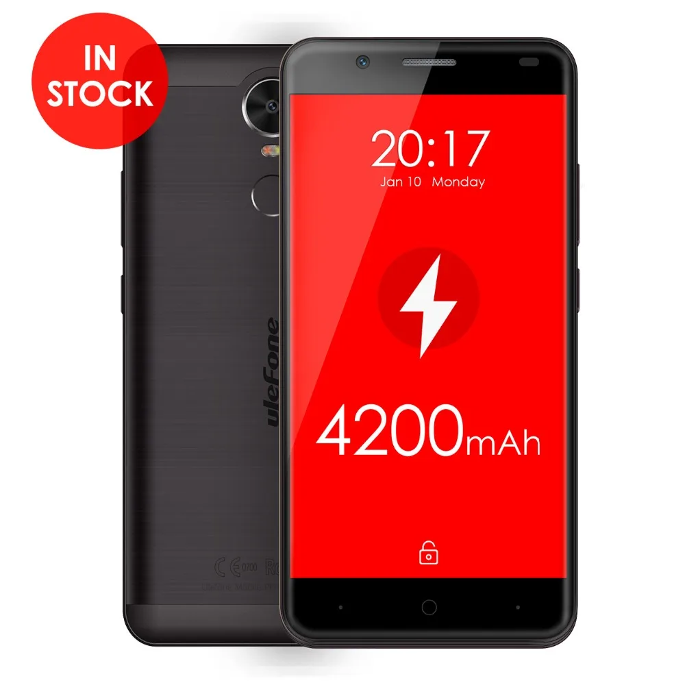 Смартфон Ulefone Tiger 4200 мАч четырехъядерный процессор MTK6737 Android 6 0 5 дюймов 2G ram 16 ГБ rom