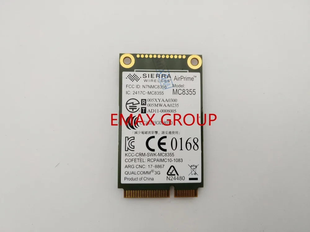 

MC8355 GOBI3000 3G Mini PCI-e wifi express WWAN WLAN HSPA EVDO GSM карта WCDMA для HP Probook 6560b/Elitebook 8760w