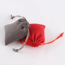 10 шт./партия 7*9 см Высококачественный замшевый мешок для упаковки