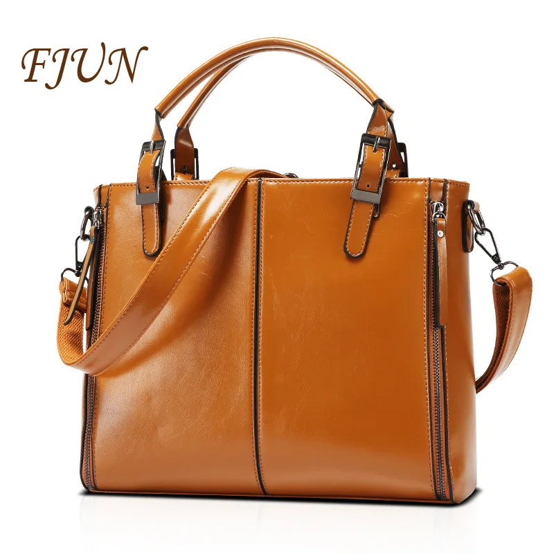 

FJUN leather Women handbags 2018 new female killer Bag Shoulder Bag Handbag Single Ladies European leather female bag
