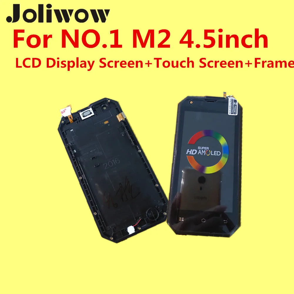 

For NO.1 M2 4.5inch MTK6582 LCD Display Screen+Touch Screen+Frame+Tools Digitizer Assembly Replacement Accessories