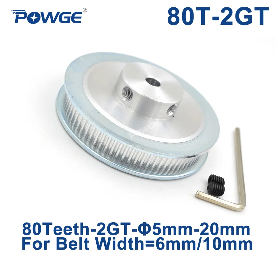3.175-12mm Bore 3D Printer 2GT Timing Belt Pulley GT2 Select 12-60 Teeth