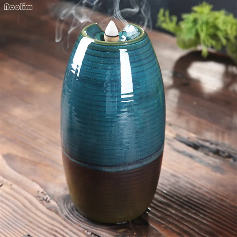 Ароматическая горелка Backflow керамическая печь для ароматерапии домашний офис